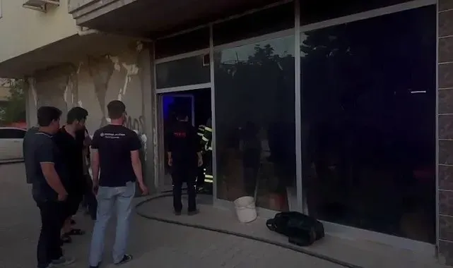 İş yerinde korkutan yangın