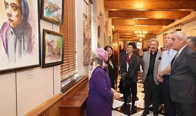 Sanat Merkezi'nde karma resim sergisi açıldı