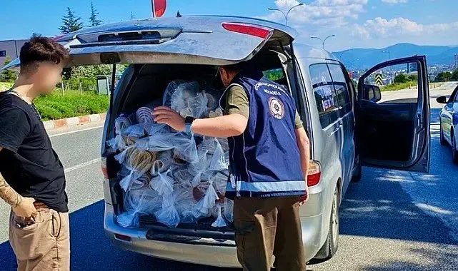 Bilecik'te mobil göç aracı ile denetim