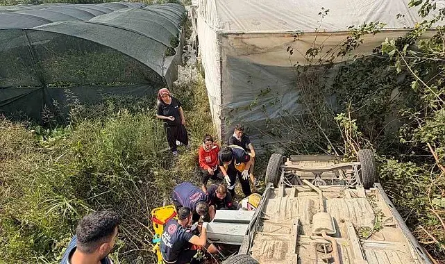 Osmaniye'de otomobil takla attı: 3 yaralı