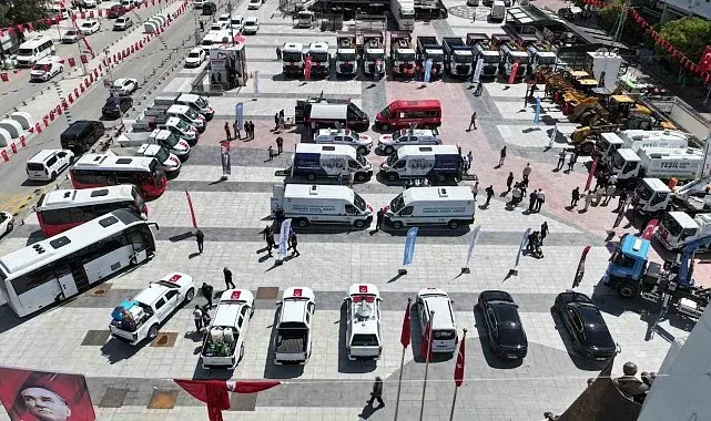 Manisa'ya 376 araçlık dev filo