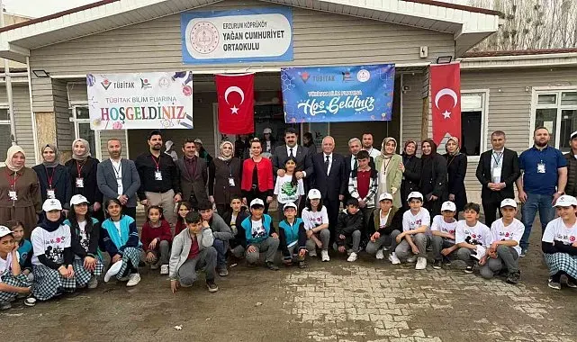 Köprüköy'de bilim fuarı yoğun ilgi gördü