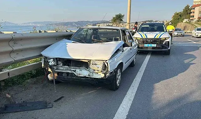 Yola fırlayan köpek kazaya neden oldu: 5 yaralı