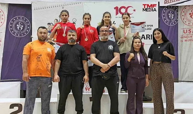 Aydınlı sporcular Uşak'tan madalya ile döndü