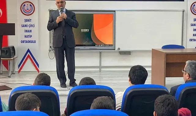 Okullarda değerler eğitimi devam ediyor