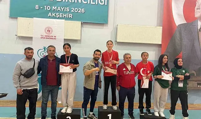 Çifte şampiyon Sudenaz'dan Manisa'ya gurur
