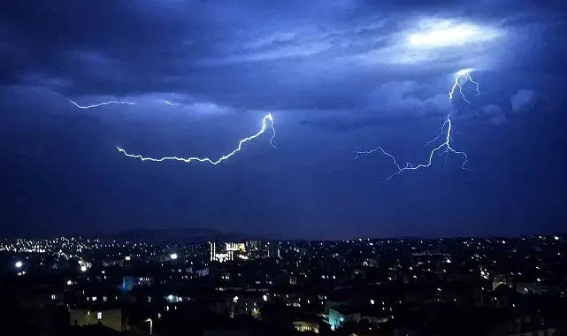 Kırıkkale için gök gürültülü kuvvetli sağanak uyarısı