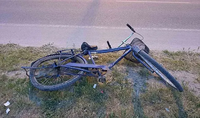 Motosikletle bisikletin çarpıştığı kazada 2 kişi yaralandı