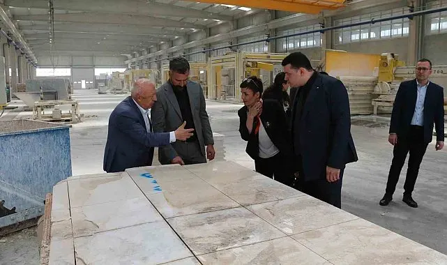 Eskipazar sarı traverten taşı için Afyon'da inceleme gezisi