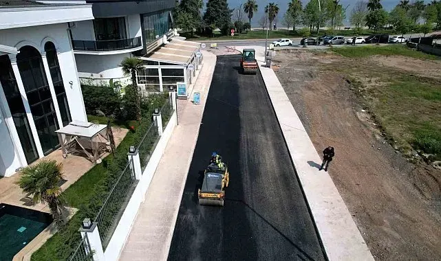 Başiskele Sahili'nde trafik ve yaya düzeni yenileniyor