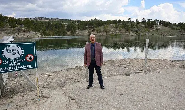 Dolup taşan gölet Çameli'ne bereket getirdi