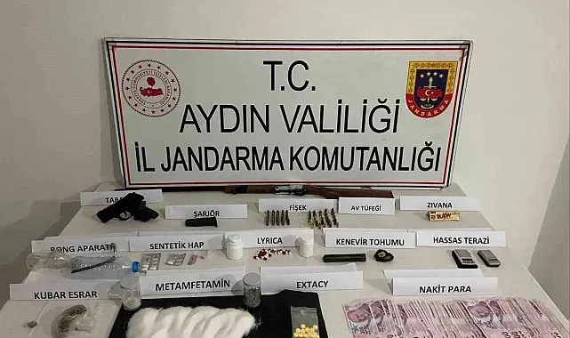 Germencik'te uyuşturucu operasyonu