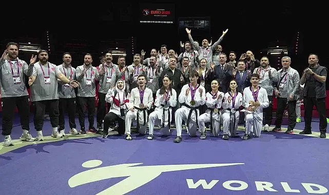 Avrupa Taekwondo Şampiyonası ilk gününde 6 madalya
