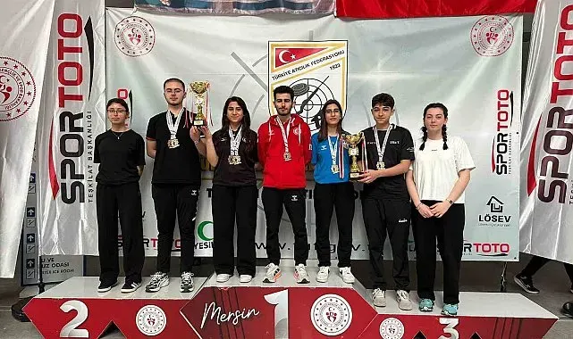Havalı tüfek branşında Erzincan zirvede