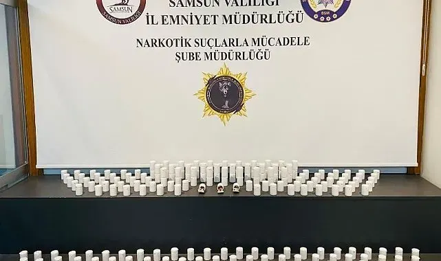 Samsun'da 10 bin uyuşturucu hap ele geçirildi