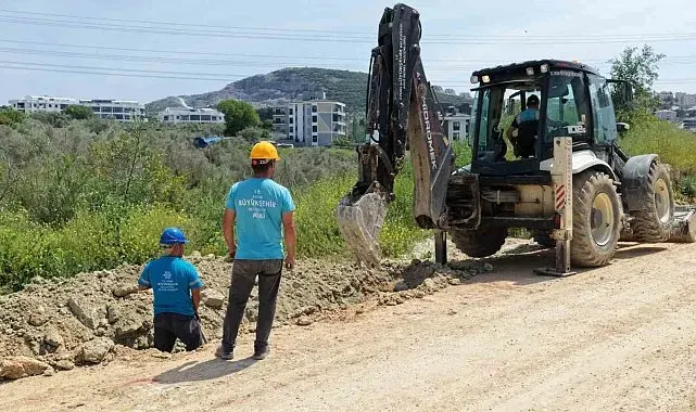 Aydın Büyükşehir'den Kuşadası'na altyapı yatırımı