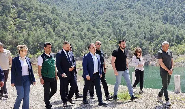 Vali Sözer Soğucakpınar Barajı'nda incelemelerde bulundu
