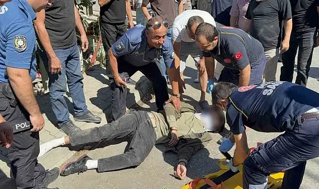 Samsun'da motosiklet ile otomobil çalışması sonucu 2 kişi yaralandı