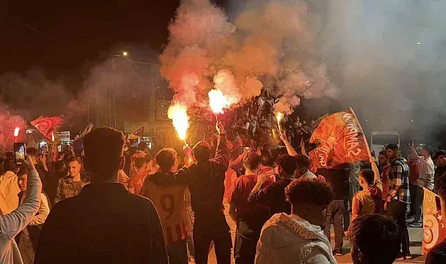Galatasaray'ın şampiyonluğu Adıyaman'da kutlandı