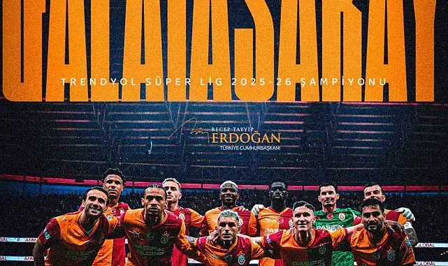 Cumhurbaşkanı Erdoğan'dan Galatasaray'a tebrik mesajı