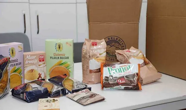 Talas'tan çölyak hastası ailelere düzenli gıda desteği