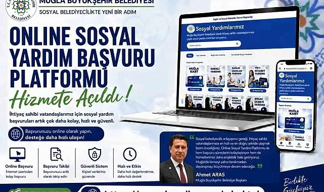 Muğla Büyükşehir sosyal yardım başvurularını dijitale taşıdı