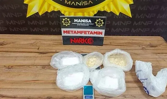 Manisa'da 2 kilo uyuşturucu ile yakalanan şüpheli tutuklandı