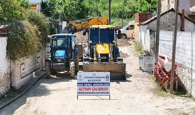 Aydın Büyükşehir Belediyesi'nden Koçarlı'ya altyapı yatırımı