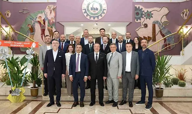 Denizli Ticaret Odası'ndan Denizli OSB Yönetimine tebrik ziyareti