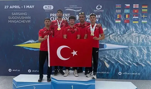 Köyceğizli kanocu Yıldırım, Azerbaycan'dan 3 madalya ile döndü