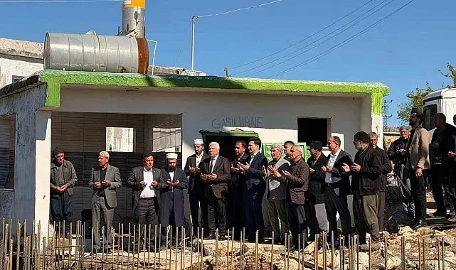 Çermik Belediye Başkanı Karamehmetoğlu cami temelini attı