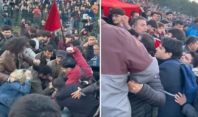 ODTÜ'deki bahar şenliğinde öğrenciler tekme tokat kavga etti
