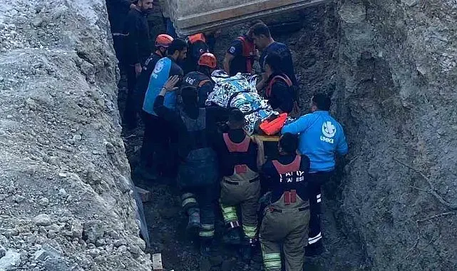 Hatay'da göçük altında kalan işçi kurtarıldı