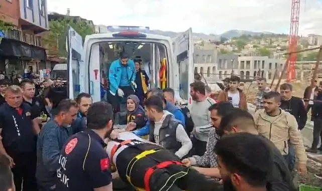 Kahramanmaraş'ta yol çöktü: 1 yaralı