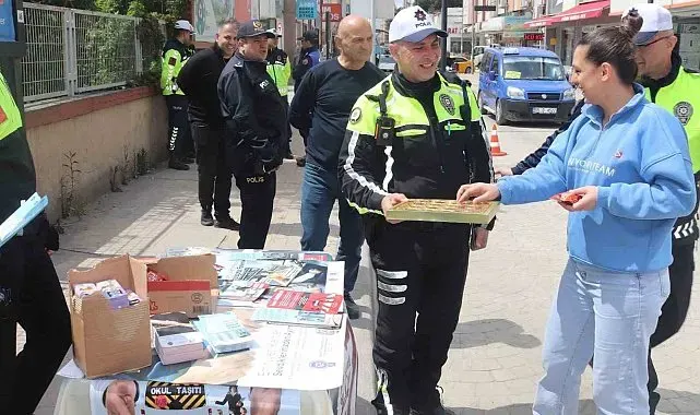 Bafra'da Trafik Haftası'nda farkındalık etkinliği