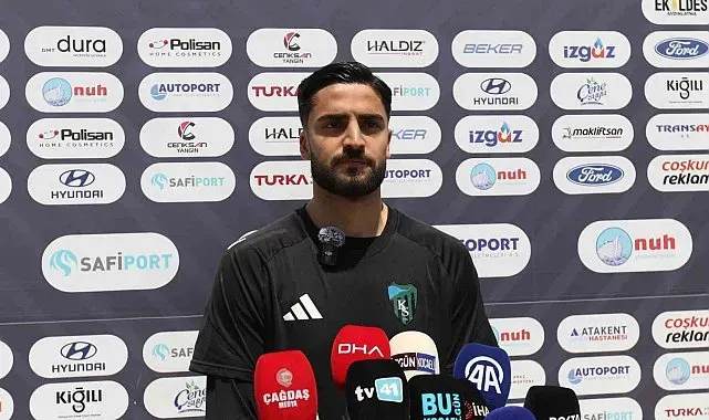 Serhat Öztaşdelen: "Umarım uzun yıllar Kocaelispor kalesini korurum"