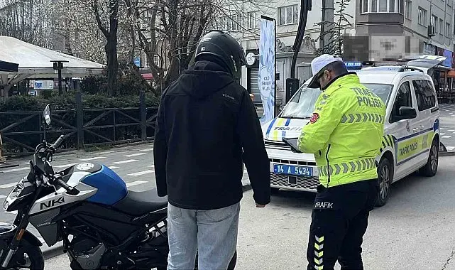 Bolu'da kural ihlali yapan bin 600 sürücüye ceza