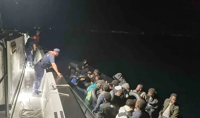 Didim'de 32 düzensiz göçmen yakalandı