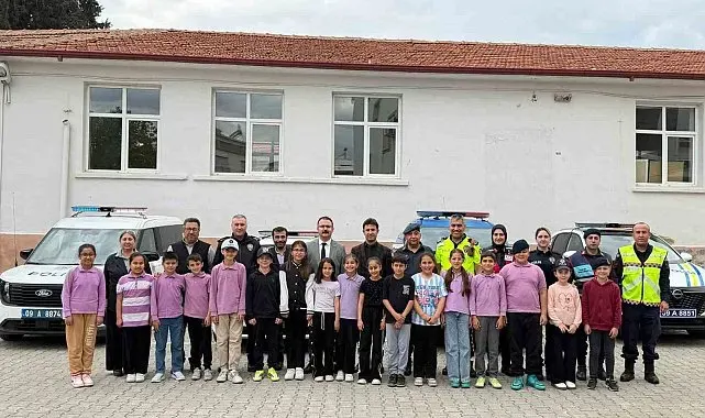 Sultanhisar'da miniklere trafik eğitimi