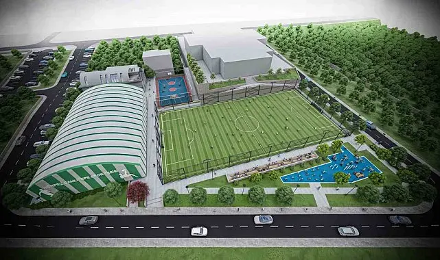 Çamlıtepe Spor Kompleksi'nin yüzde 71'i tamamlandı