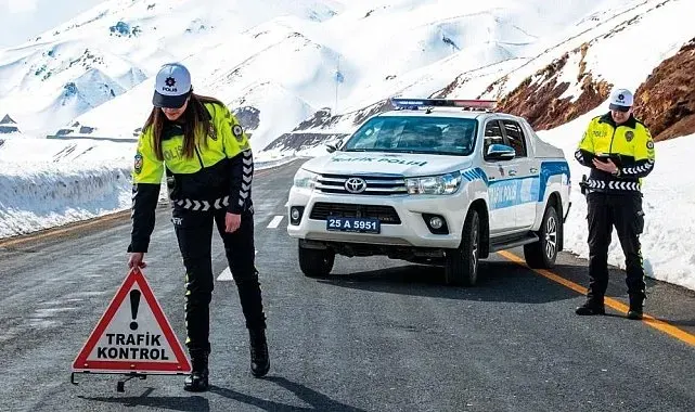 Erzurum kent merkezinde bir ayda 112 trafik kazası