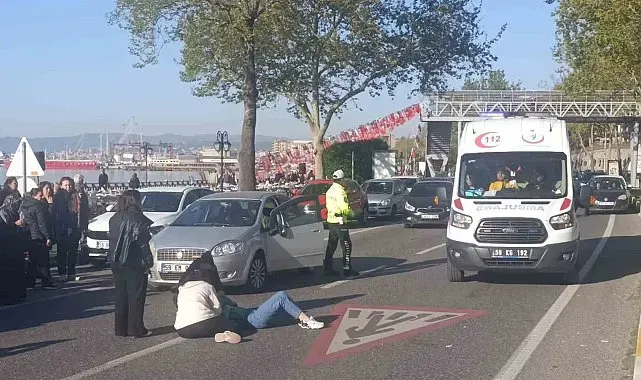 Tekirdağ'da sahil yolundaki kazada motosiklet sürücüsü yaralandı