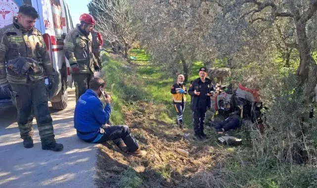 Tamire götürmek istediği traktörün altında kalan sürücü hayatını kaybetti