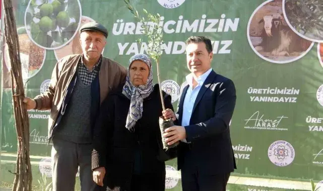Muğla Büyükşehir Belediyesi 110 bin fidan dağıttı