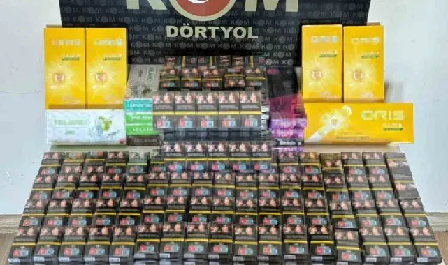 Payas'ta 440 paket gümrük kaçağı sigara ele geçirildi