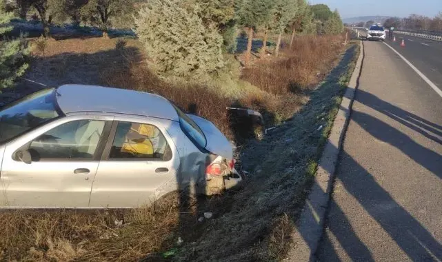 Manisa'da trafik kazası: 1 ölü 1 yaralı