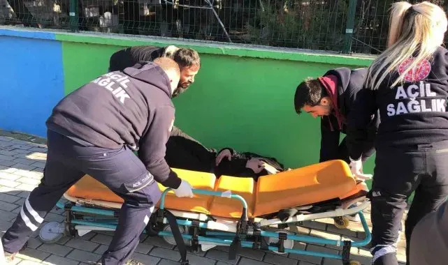 Tekirdağ'da alkollü şahıs kaldırıma yığıldı