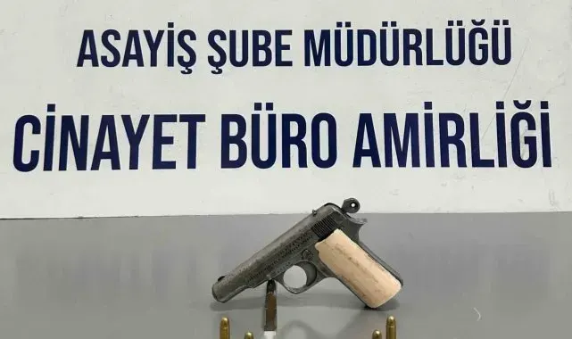 Kütahya'da ruhsatsız tabanca ve ceza işlemi