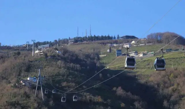 Ordu'da teleferik, bir yılda 697 bin yolcu taşıdı