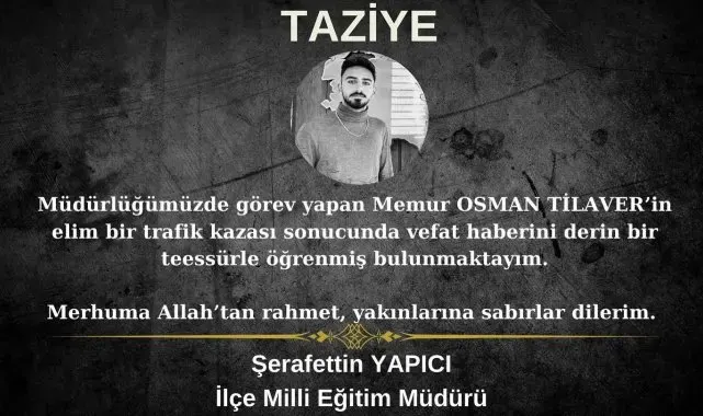 Söke'de görev yapan genç memur trafik kazasında hayatını kaybetti